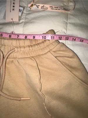 Oh Polly Beige Cropped Sweatshirt & Drawstring Joggers Set thumbnail 11