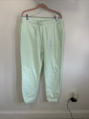 Nike Standard Fit Taper Leg Sweatpants Light Mint thumbnail 3