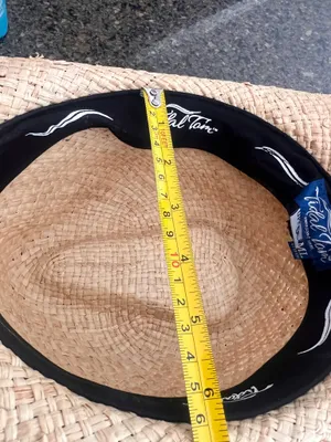 New w/tag Tidal Tom Straw Cowboy Hat, M/L thumbnail 7