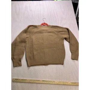 Banana Republic Cardigan Sweater‎ Womens XXL Tan NWT Shaker Knit Button Front thumbnail 7