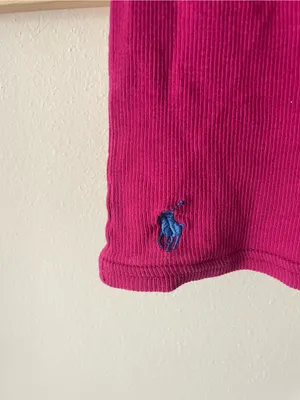Ralph Lauren Y2K Vintage Pima Cotton Ribbed Cami Tank Top Small thumbnail 3