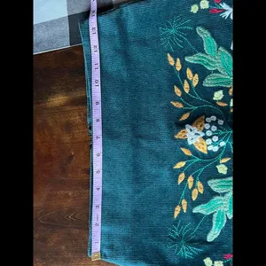 Green Corduroy Embroidered Skirt size Medium thumbnail 6