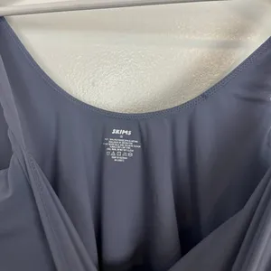 SKIMS Fits Everybody Square Neck Bodysuit in Slate Size 2X thumbnail 5