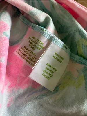 Lilly Pulitzer Jia Tank Blue Ibiza Pineapple Shake size small thumbnail 4