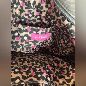 Vera Bradley Gray Quilted Tote thumbnail 11