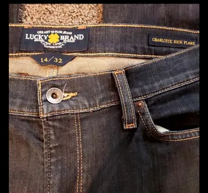 Lucky Brand Lucky Charlotte Kick Flare 14/32 Boho Festival Country Preppy Bootcut Y2K Grunge thumbnail 5