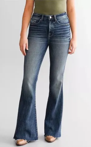 BKE Jeans Super Flare Billie Slim Fit High Rise Size 33X34 33 Long thumbnail 1