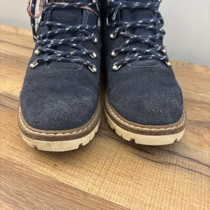 Toms Summit Suede Lace Up Hiking Boots Outdoor Dark Blue Women’s thumbnail 3