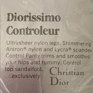 Christian Dior Control Top Pantyhose Size 1 NWT thumbnail 4