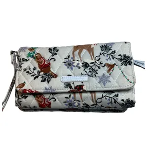 Vera Bradley Holiday Merry Deer Riley Compact‎ Wallet Wristlet Winter Christmas thumbnail 2