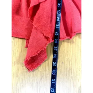 Free People We The Free Ebb & Flow Asymmetrical Zip Ruffle Sweater Size M Y2K thumbnail 8