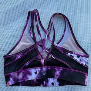 LULULEMON Women's Purple Sports Bra SIZE 8 thumbnail 3