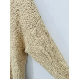 Aerie Womens Sweater Pullover Oversized Deconstructed Slouchy Beige Size‎ Medium thumbnail 5