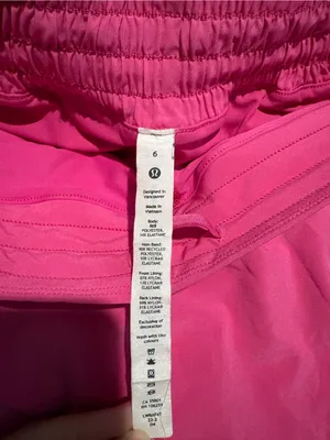 Lululemon Pink Hotty Hot Skirt Bright Pink Athletic Skort thumbnail 3