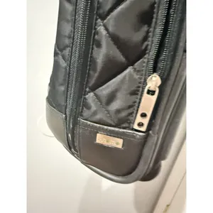 Knomo Scala Wheeled Black Business Quilted Rolling Bag Travel‎ Laptop Work thumbnail 3