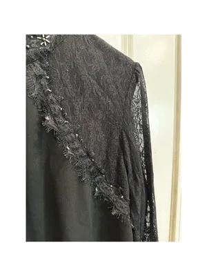Panitti Black Lace Blouse XL thumbnail 3