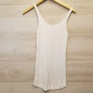 {S} Victoria's Secret I Do 'Bride' Ribbed Tank Top White thumbnail 6