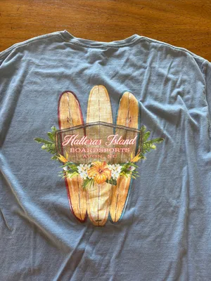Comfort Colors Hatteras Island BoardSports Tee thumbnail 2