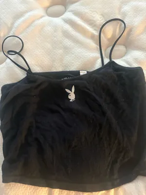Playboy Bunny Tank Cropped thumbnail 1