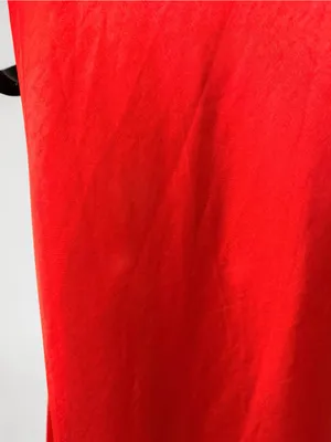 Superdown- Calla Red Satin Maxi Skirt thumbnail 7