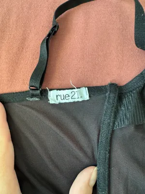 Rue21 Black Corset Top thumbnail 3