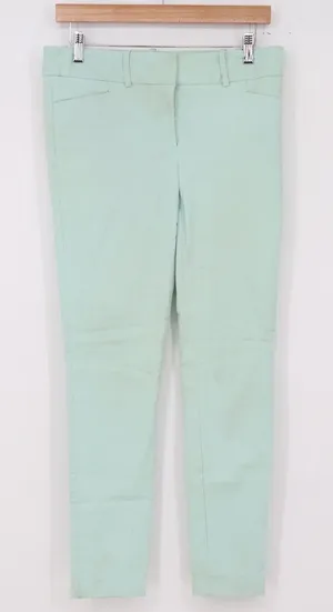 The Limited Pants Womens 4 The Signature Mint Green Slim Stretch Tapered Fair thumbnail 1