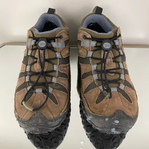 Merrell Brown Suede Chameleon Arc Vibram Womens Hiking Stretch Shoes thumbnail 7