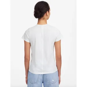 Madewell Essential Slim Tee Shirt Lightweight Cotton Basics White Small NWT thumbnail 3