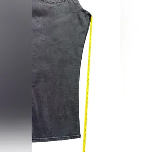Levi’s NWT Ribcage Straight Ankle Jeans Black High Rise Denim Size 32 thumbnail 11
