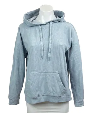 Marc New York Blue Kangaroo Pocket Pullover Hoodie Hooded Sweater Sweatshirt M thumbnail 1