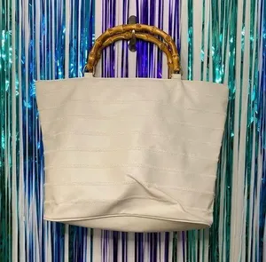 White Beach Bag thumbnail 1