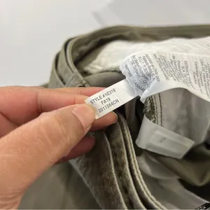 J.‎ Crew Womens High Rise Belted Military Pant Olive Green Utility Pockets 00 thumbnail 11