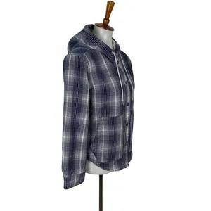 The North Face Jacket Small Blue Hooded Fleece Outdoor Hiking thumbnail 3