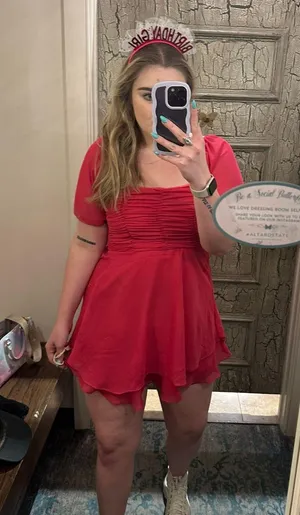 Altar'd State Hot Pink Gabby Dress thumbnail 3