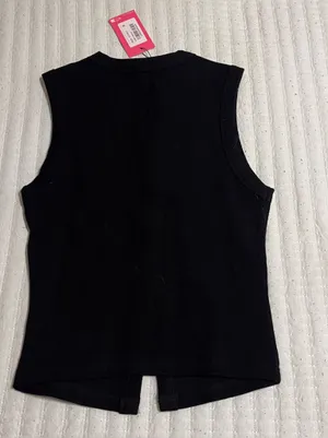 Edikted Black Ribbed Button-Front Women's Shorts thumbnail 3