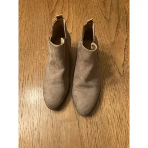 Dr. Scholl's Women’s Brown Suede Ankle Bootie Slip-On Block Heel Round Toe 7 thumbnail 2