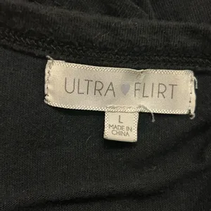 Ultra Flirt black cropped t-shirt tee Nashville Tennessee country music large thumbnail 4