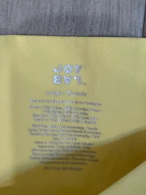 JoyLab Yellow V-Waist Circle gold/tennis Skirt thumbnail 3