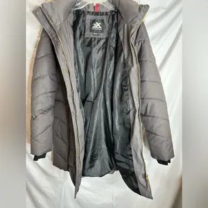 ZeroXposur Freya Faux-Fur Hood Quilted Walker Coat size Large thumbnail 10