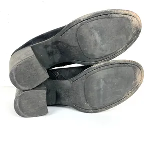 Frye Womens Nora Stud Side Zip Ankle Booties Black Suede Chunky Heel Size 7 thumbnail 10