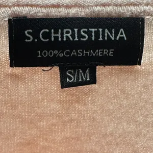 S.Christina 100% Cashmere Sweater Sparkle Star Love Pink Silver Yellow Small/Med thumbnail 6