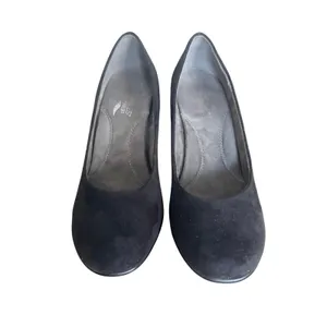 Suede‎ Aerosoles Plum Tree Black Dot Wedge Dress Shoes Size 8.5 Studded Detail thumbnail 3