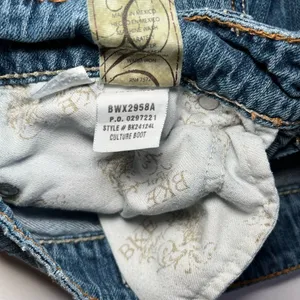 BKE Medium Wash Bootcut Jean low rise‎ sz 27x331/2 thumbnail 4