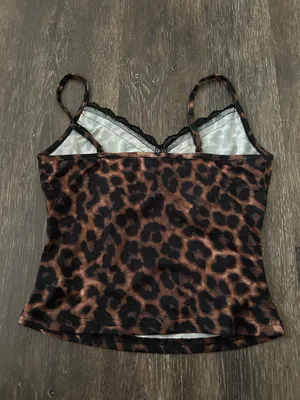 Amazon leapord crop top thumbnail 2