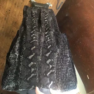Hugo Buscati vintage Animal print velvet night out bodycon dress thumbnail 3