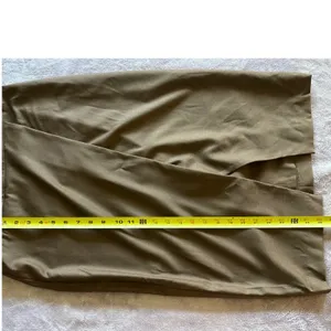 Talbots Marrotto Brown 99% Wool Sleeveless Wrap Front Sheath Dress 2 NEW thumbnail 9