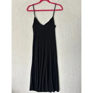 Sincerely Jules‎ Womens Black Cowl Neck Spaghetti Strap Midi Slip Dress Size M thumbnail 3