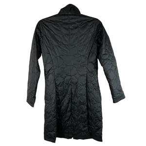 Patagonia Jacket Womens Sz XS Black Quilted‎ Long Insulated MOR Coat Floral thumbnail 3