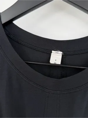 LULULEMON Tie Front Tank Top Black 4 thumbnail 3