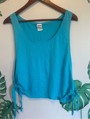Pink Victorias Secret Open Side Tank thumbnail 1